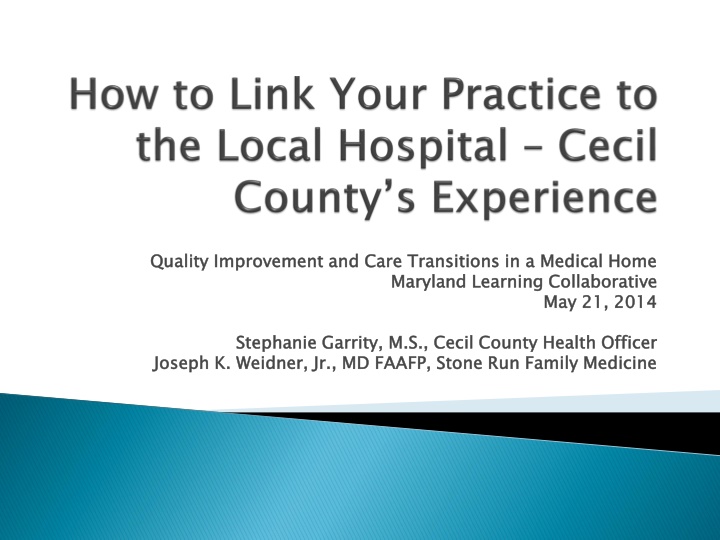 quality improvement and care transitions
