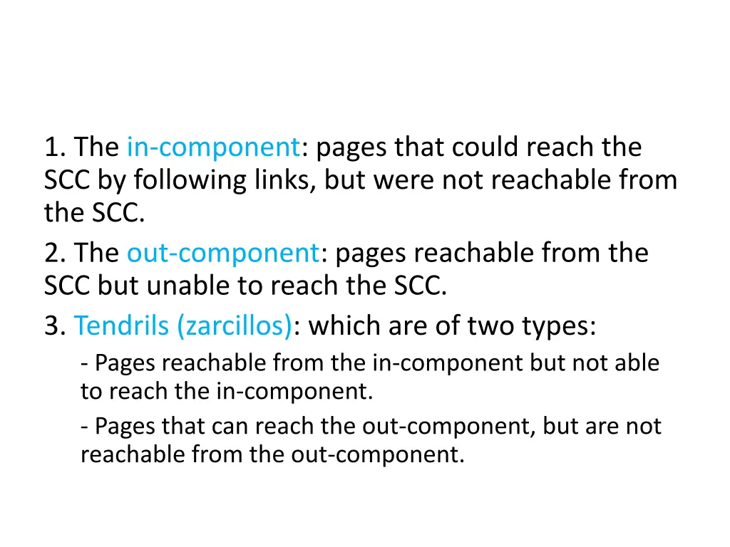 1 the in component pages that could reach