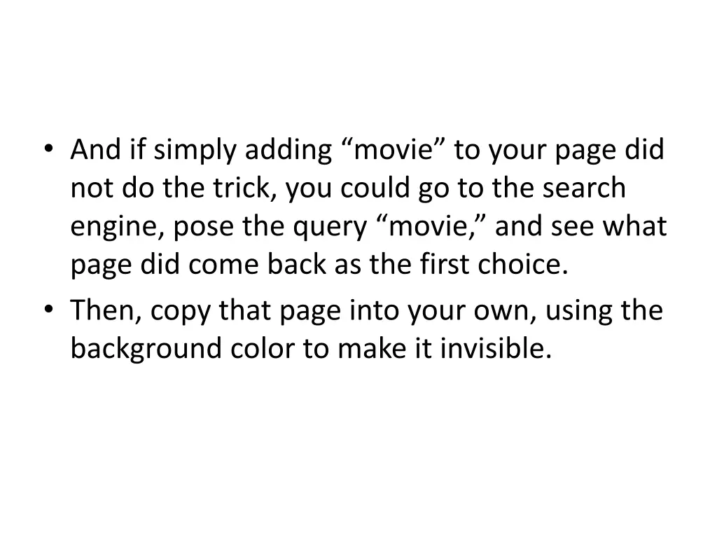 and if simply adding movie to your page