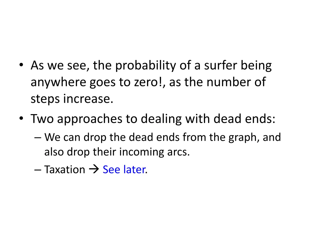 as we see the probability of a surfer being