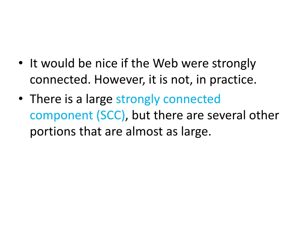 it would be nice if the web were strongly