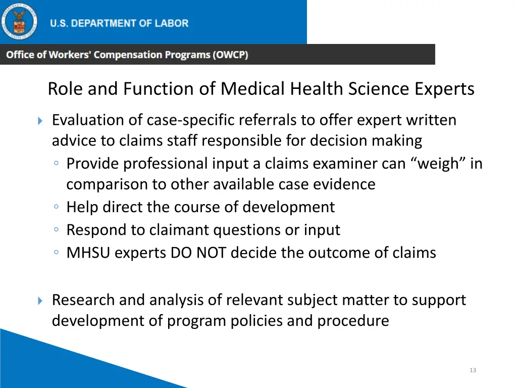 role and function of medical health science