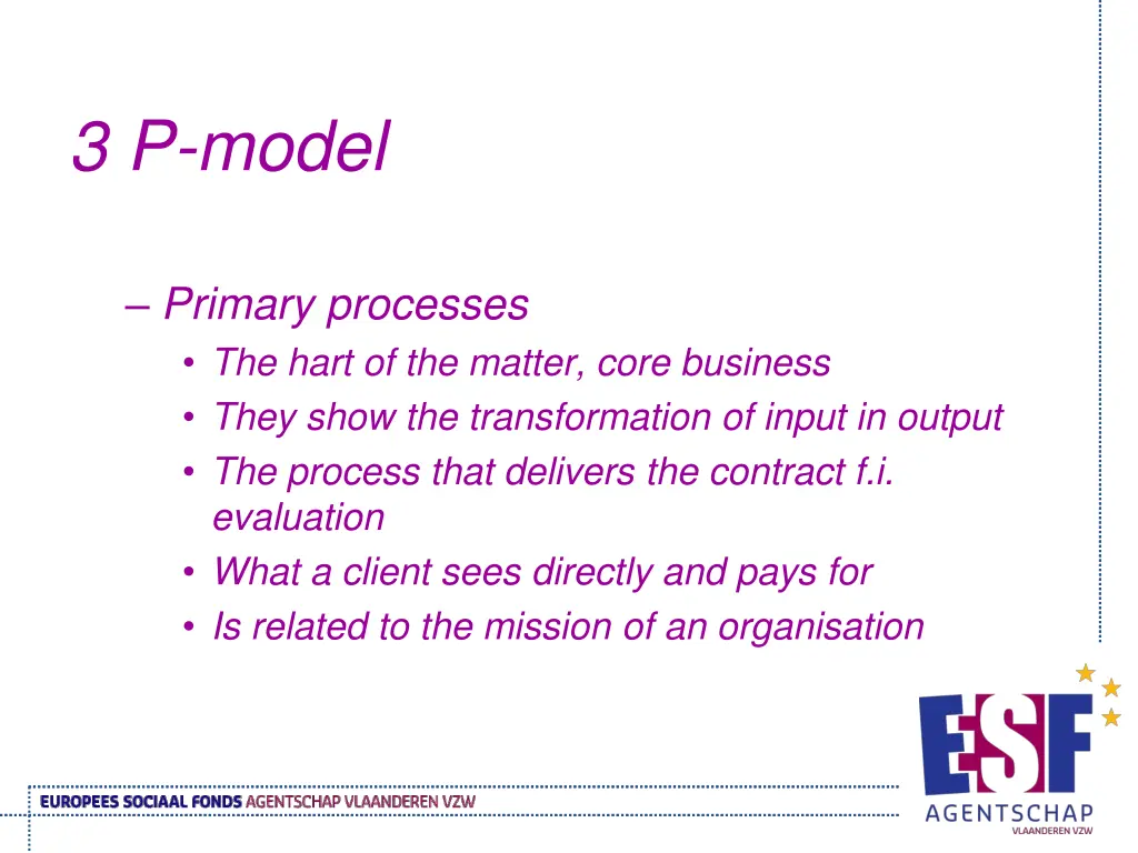 3 p model