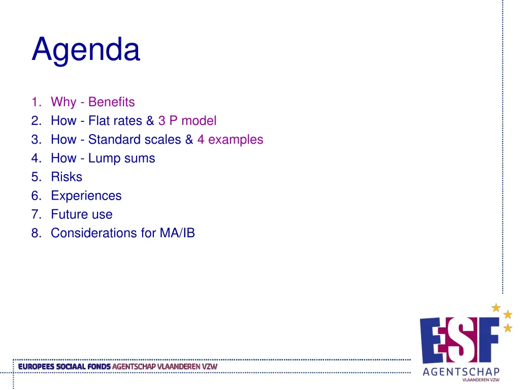 agenda