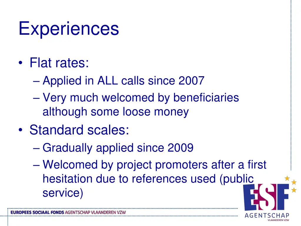 experiences
