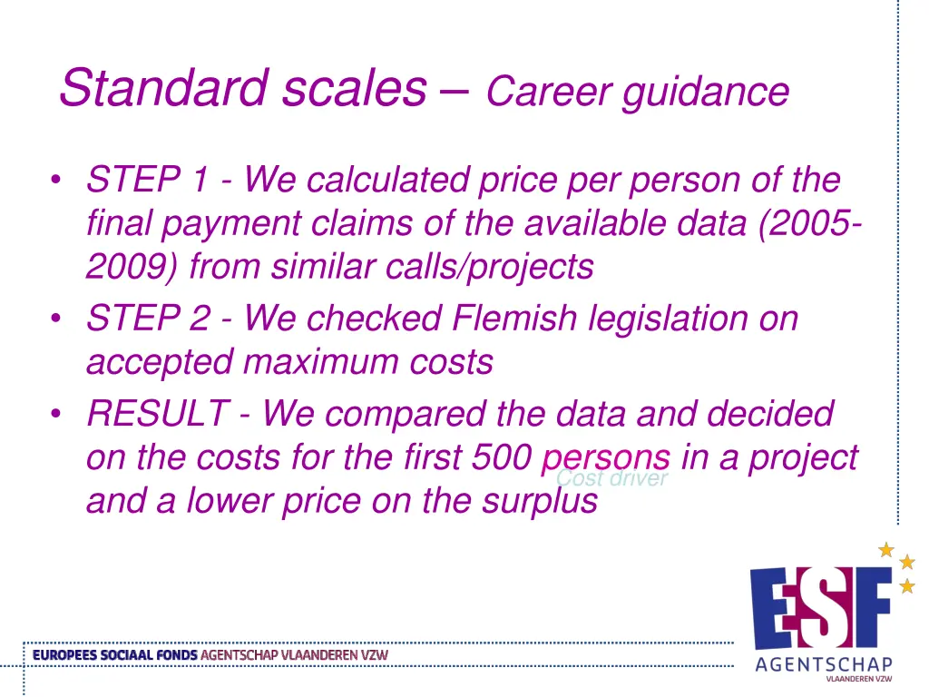 standard scales career guidance