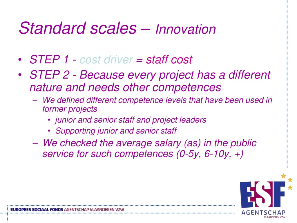standard scales innovation