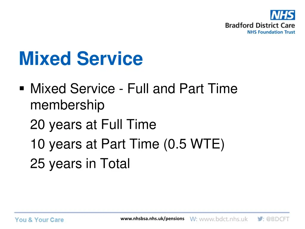 mixed service