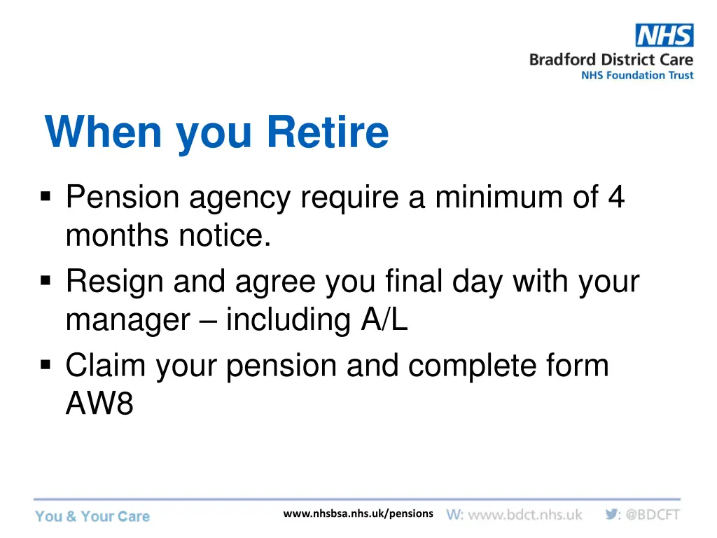 when you retire