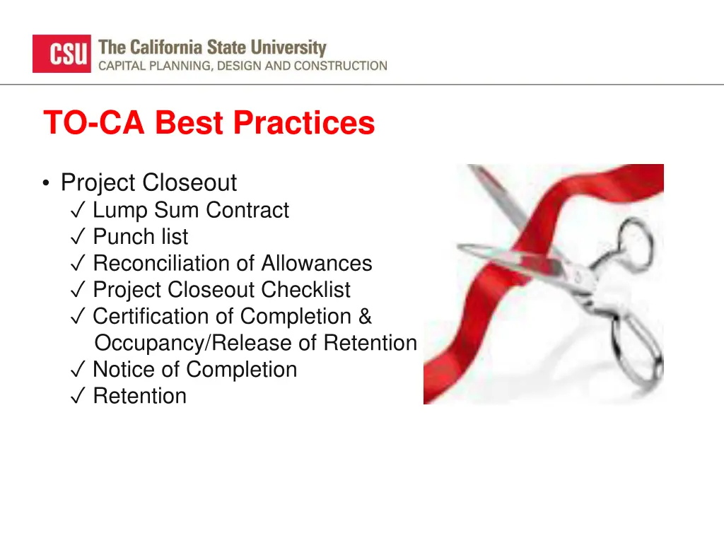 to ca best practices 2