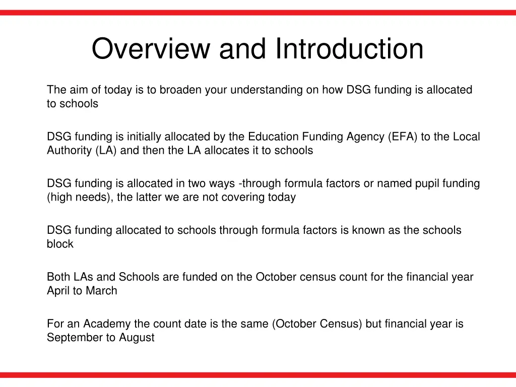 overview and introduction