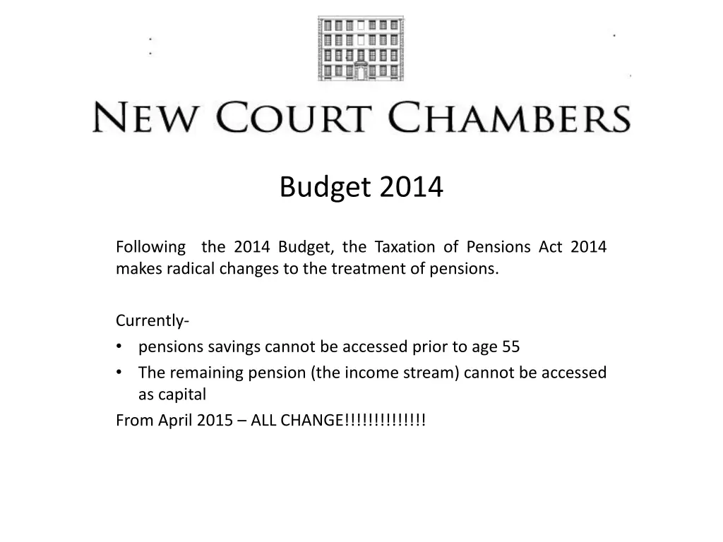 budget 2014