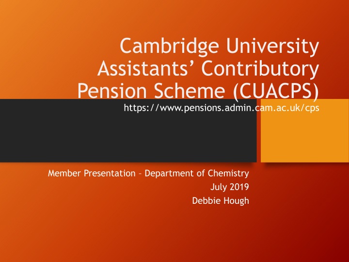 cambridge university assistants contributory