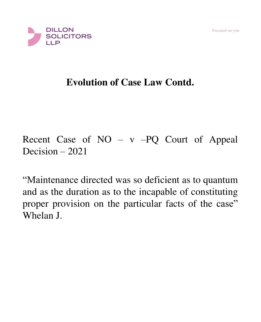 evolution of case law contd 4