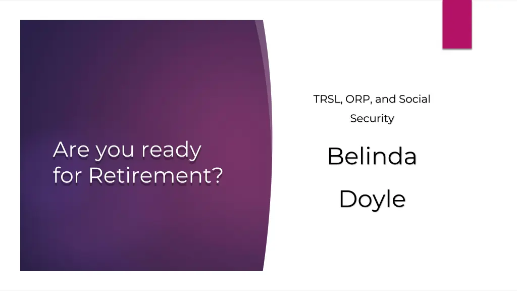 trsl orp and social