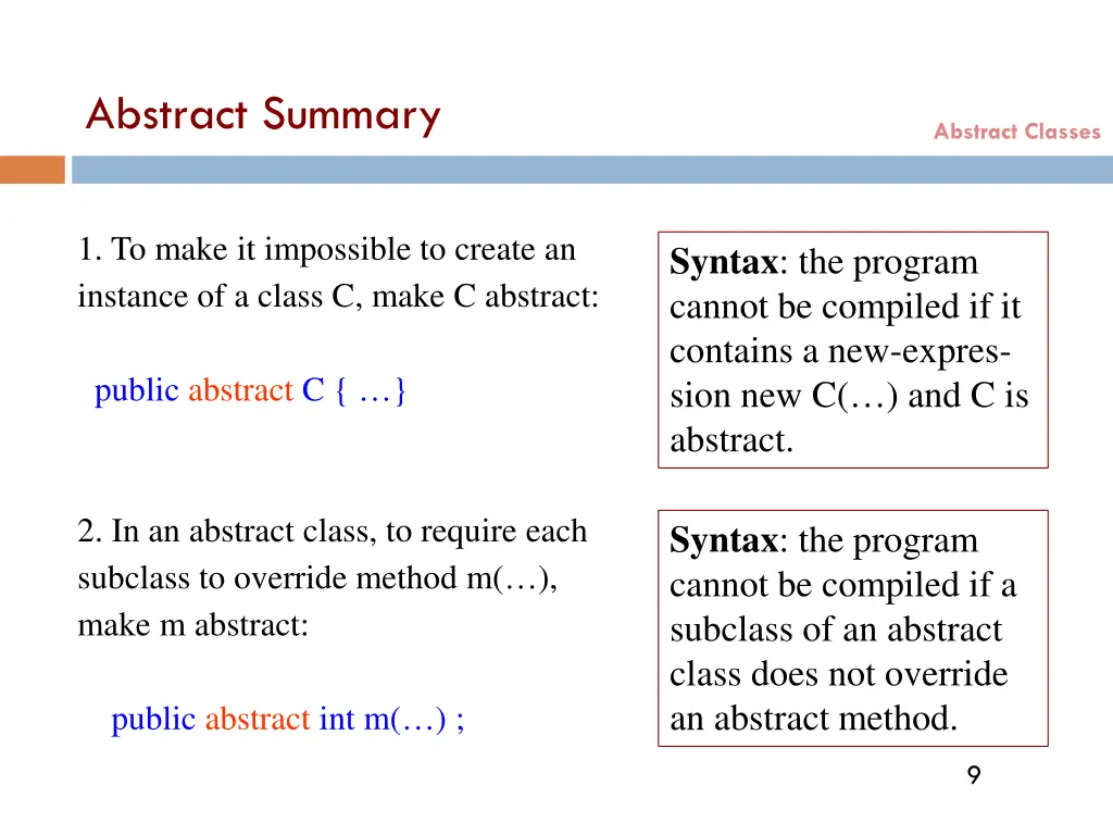 abstract summary