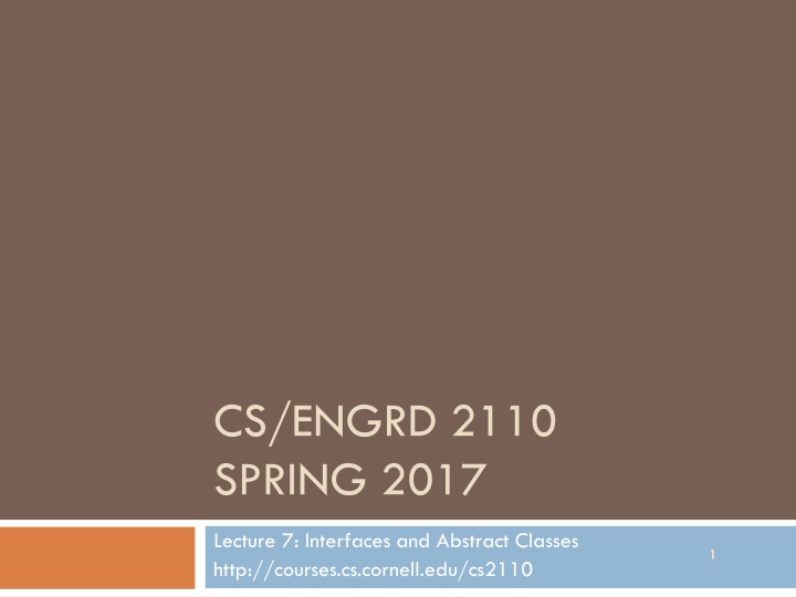 cs engrd 2110 spring 2017