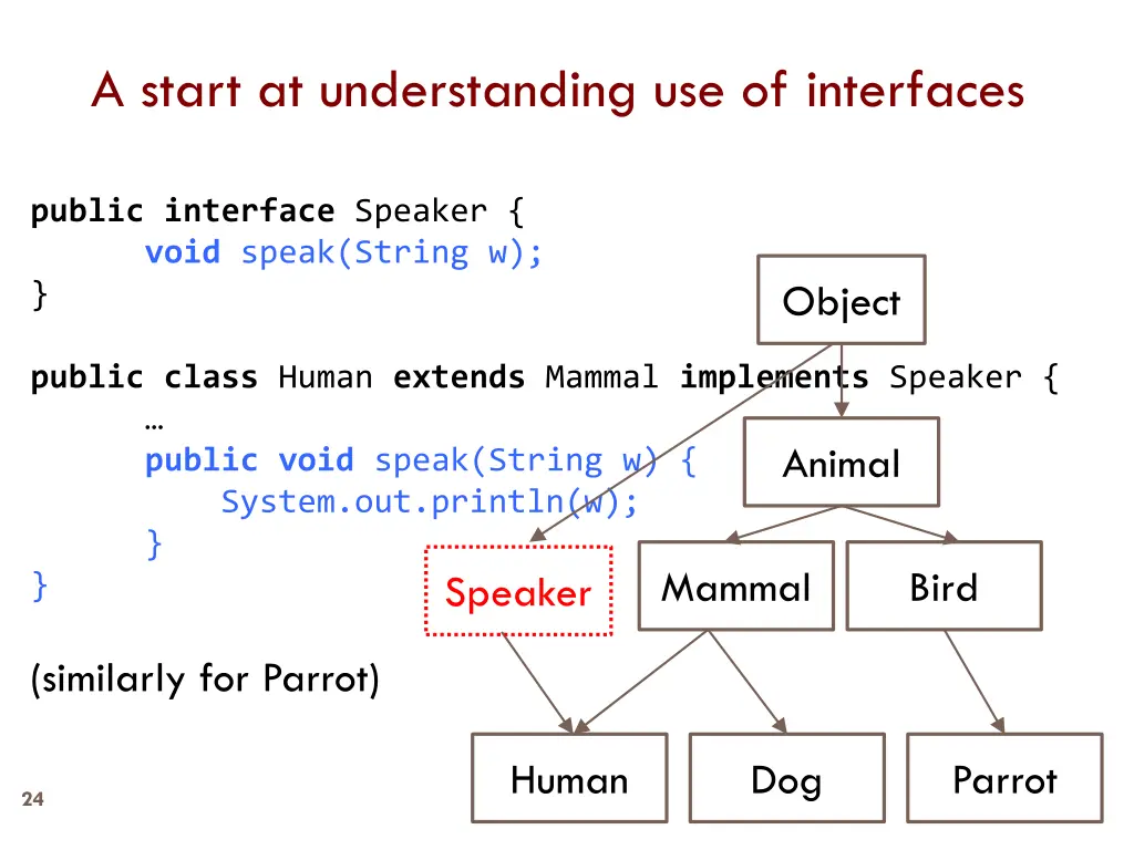 a start at understanding use of interfaces 2