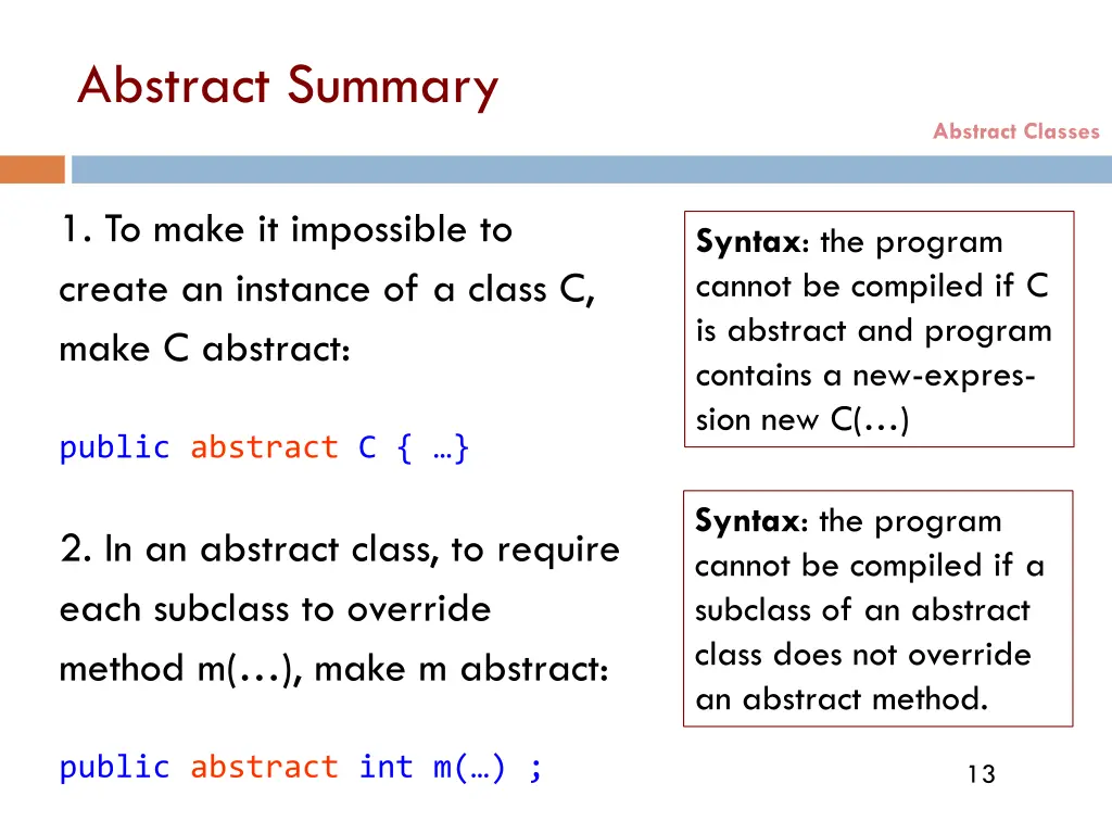 abstract summary
