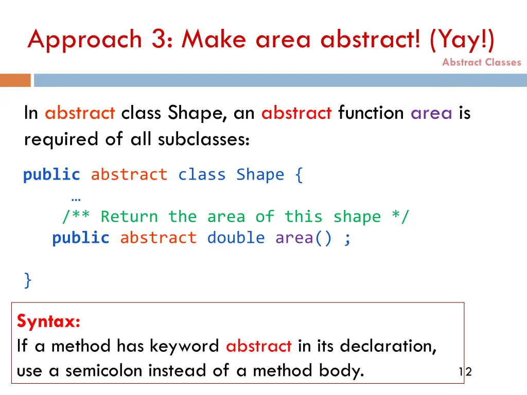 approach 3 make area abstract yay