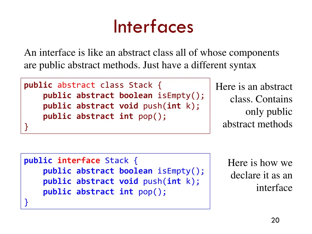 interfaces 1