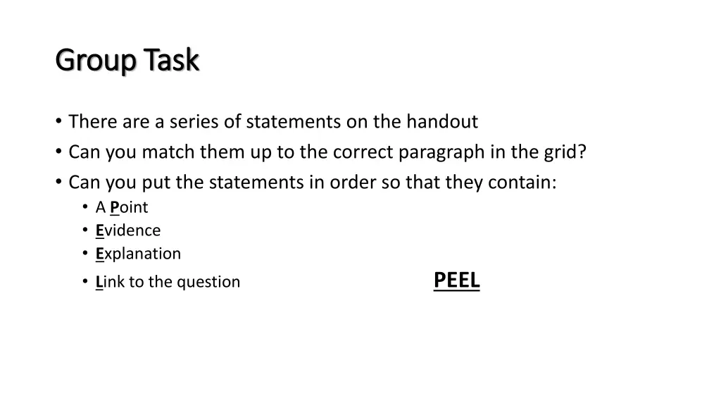 group task group task