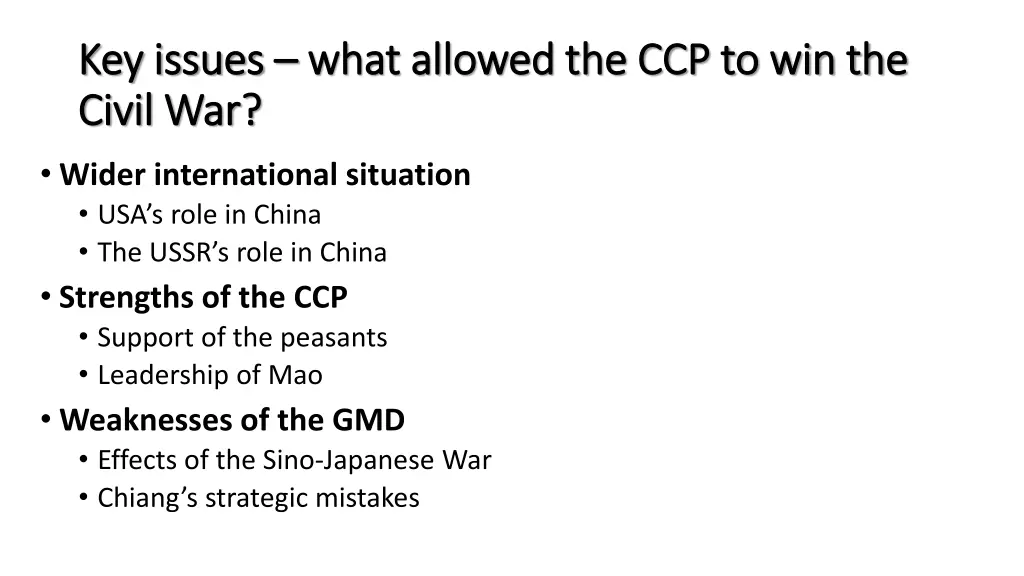 key issues key issues what allowed
