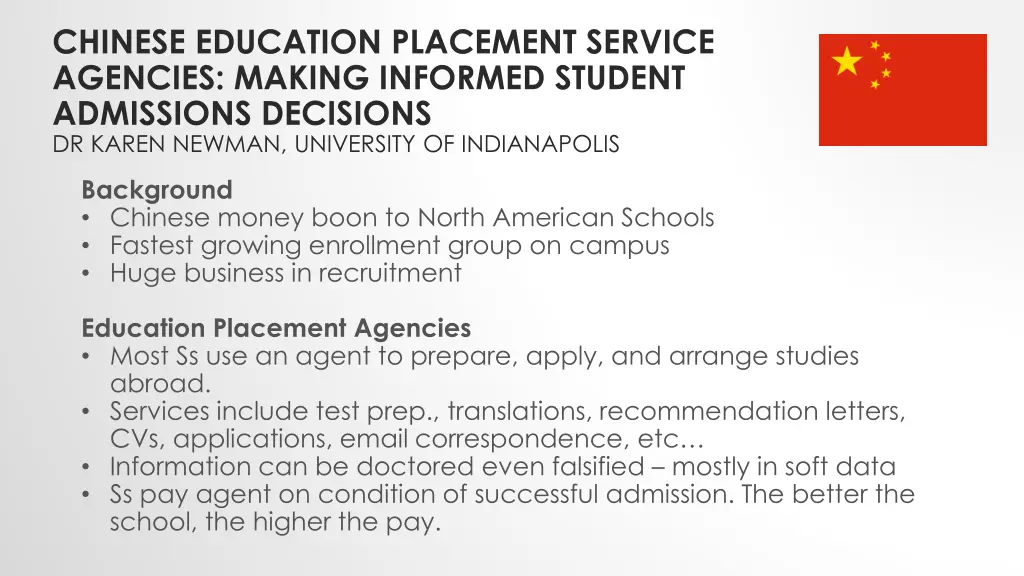 chinese education placement service agencies