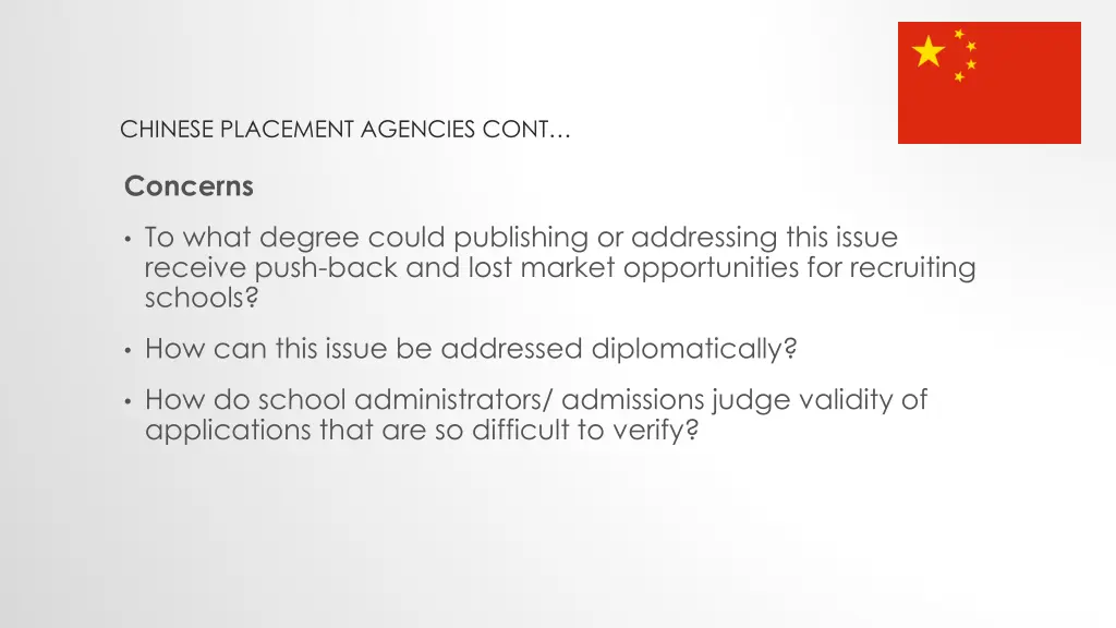 chinese placement agencies cont