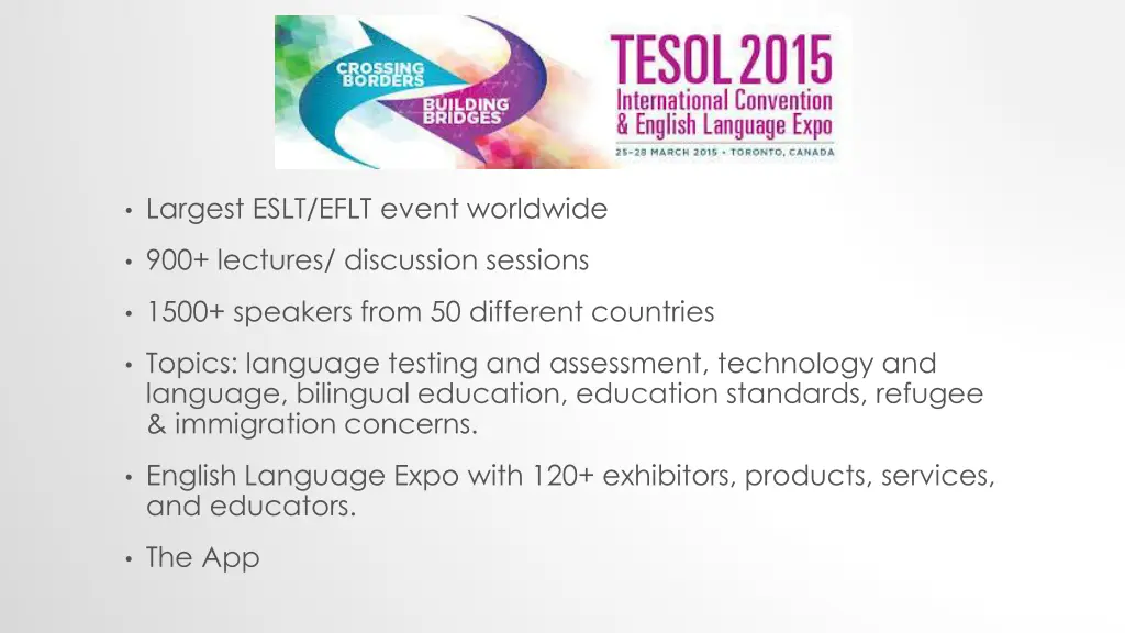 largest eslt eflt event worldwide