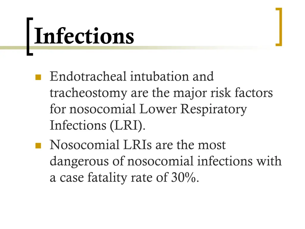 infections