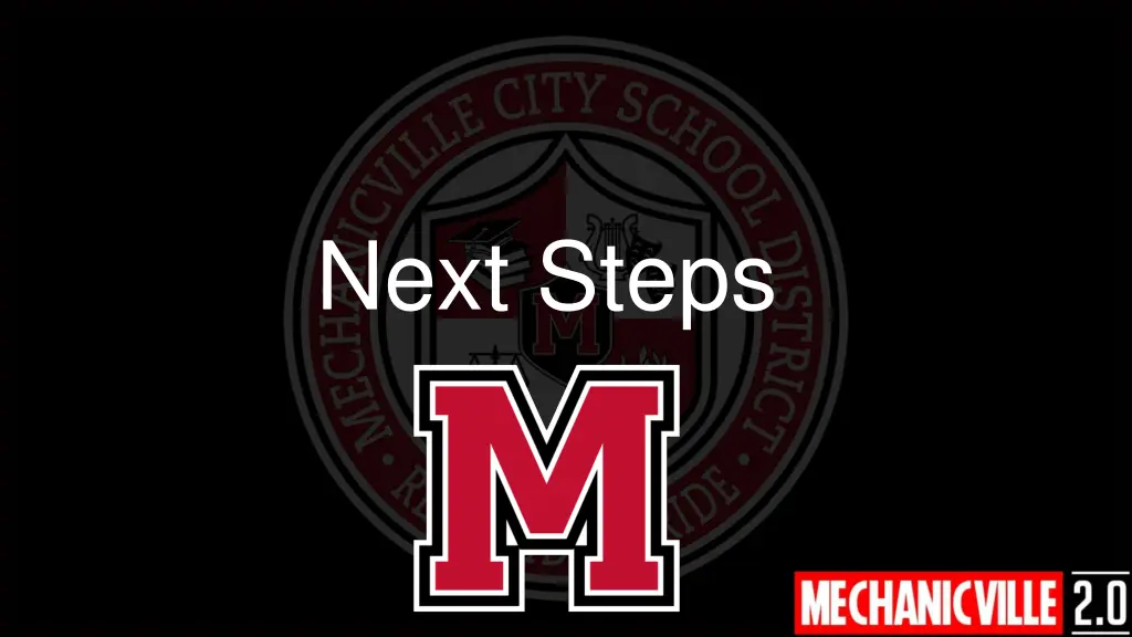 next steps