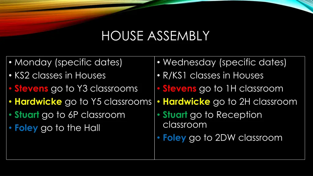 house assembly
