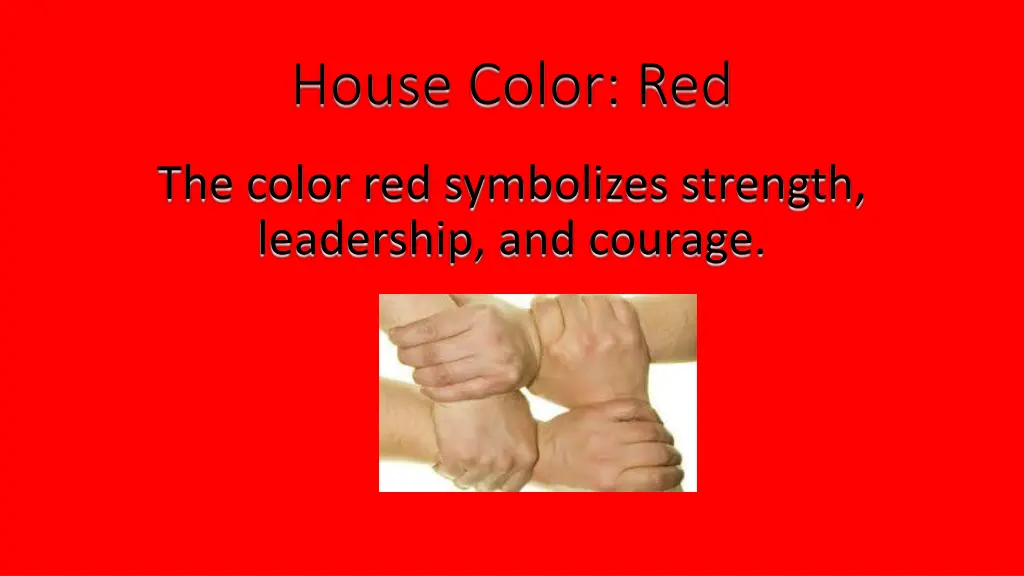 house color red