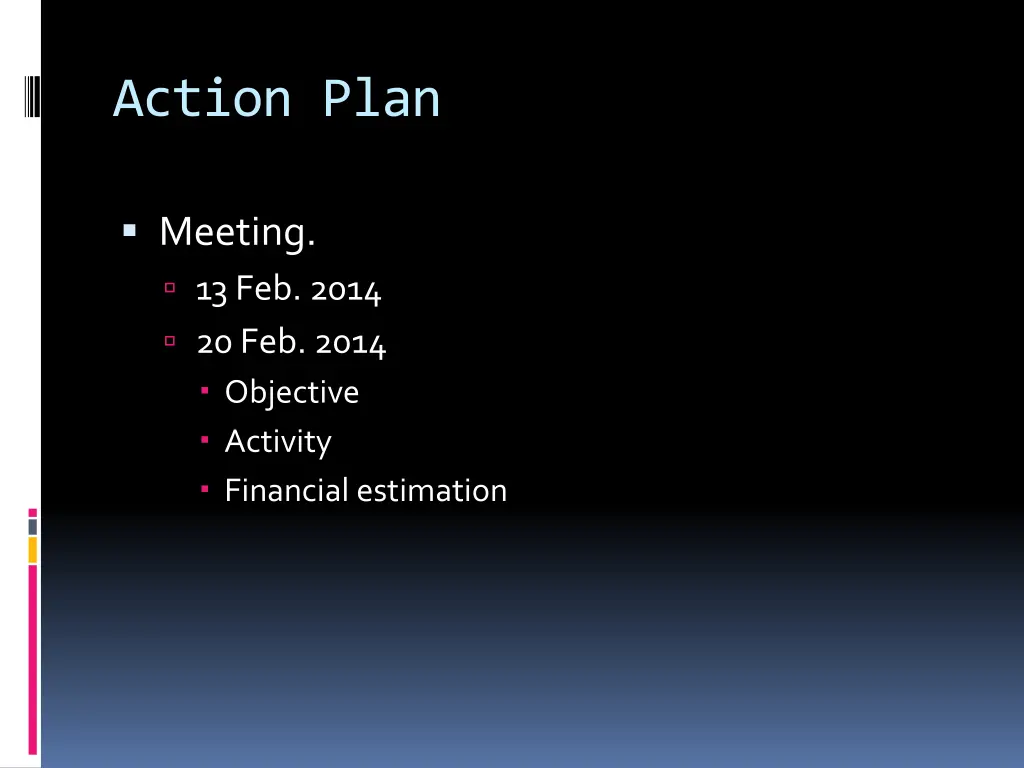 action plan