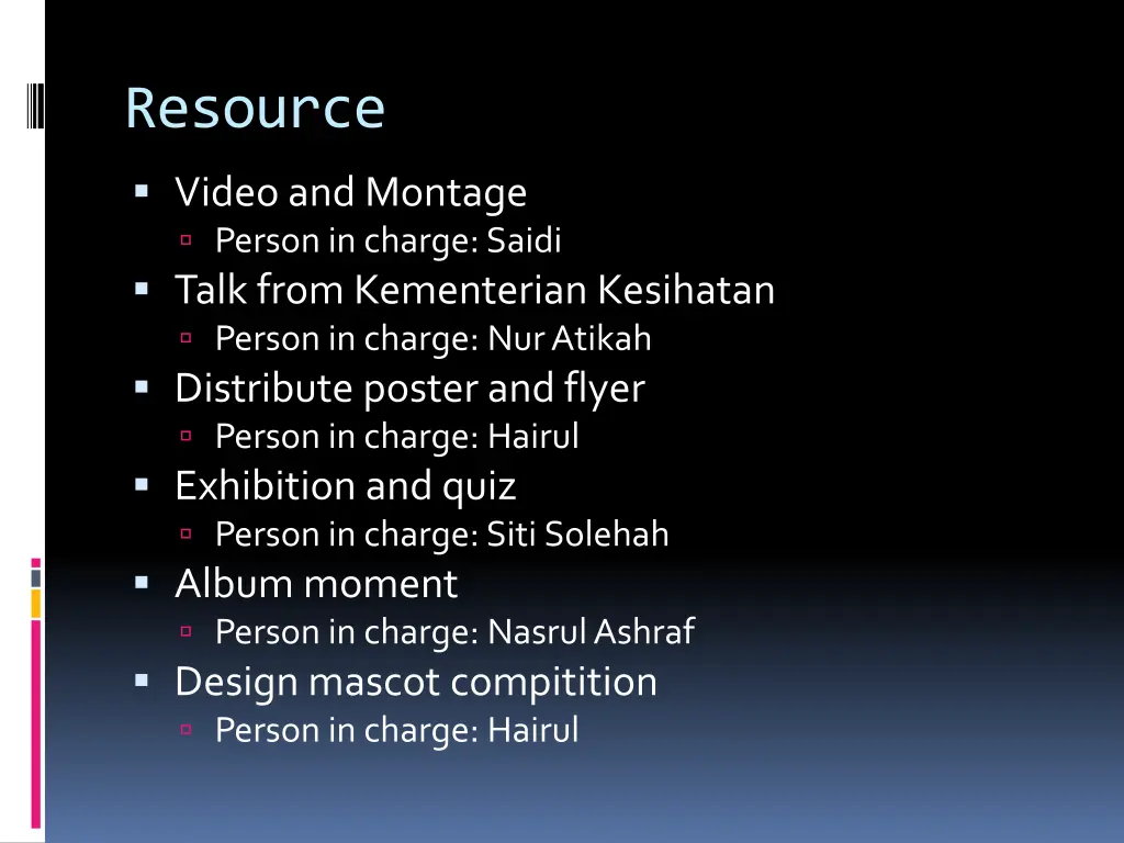 resource
