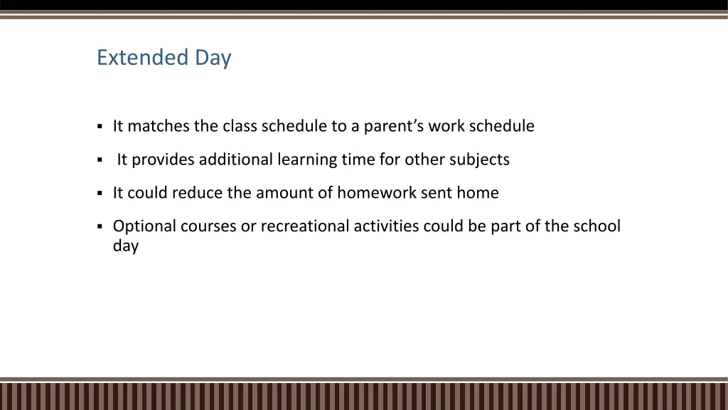 extended day