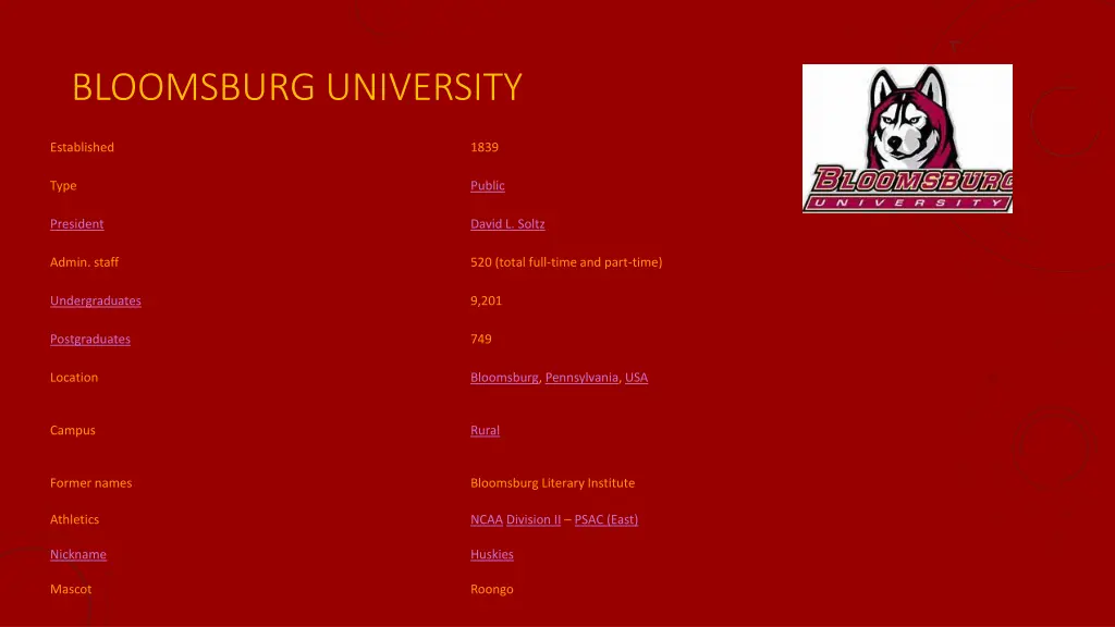 bloomsburg university