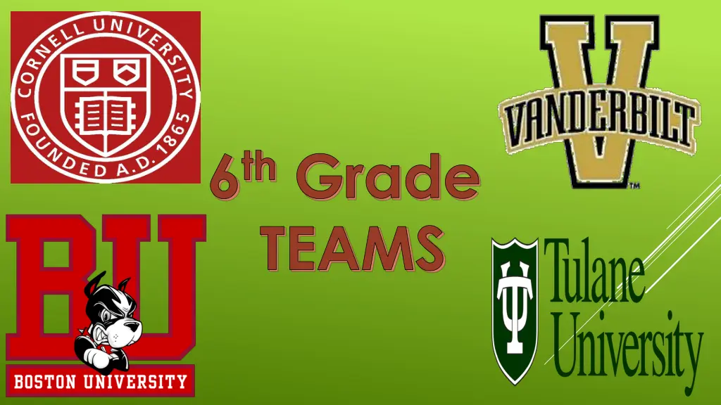 6 th grade teams