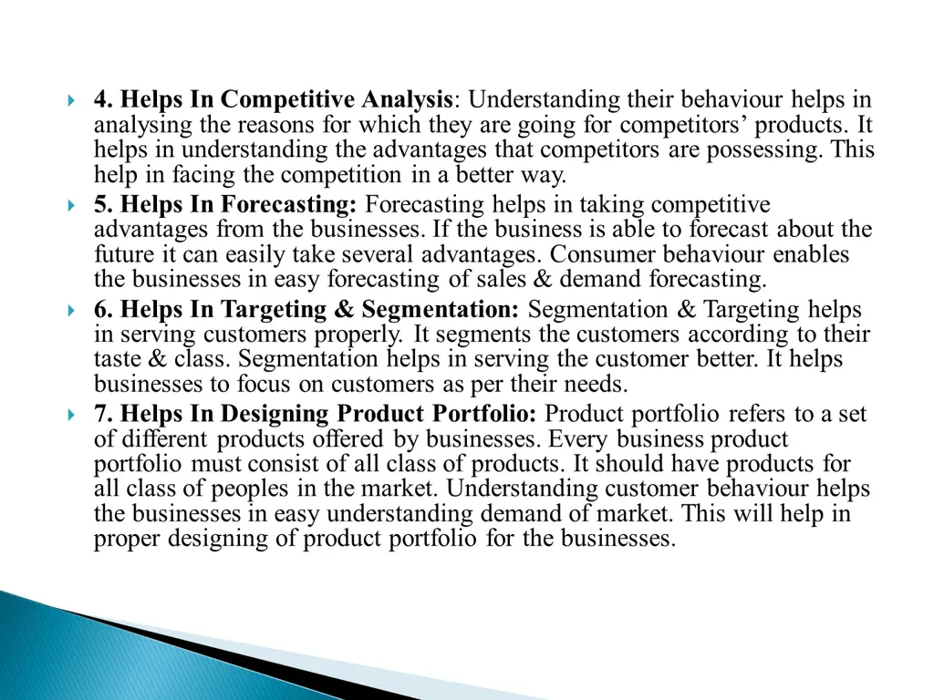 4 helps in competitive analysis understanding