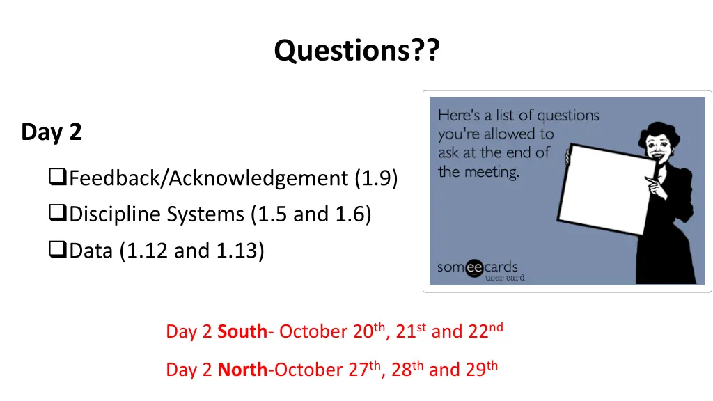 questions