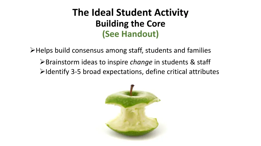 the ideal student activity building the core