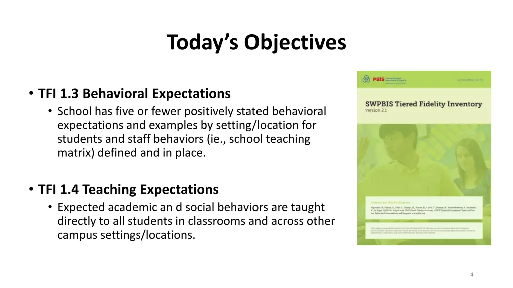 today s objectives