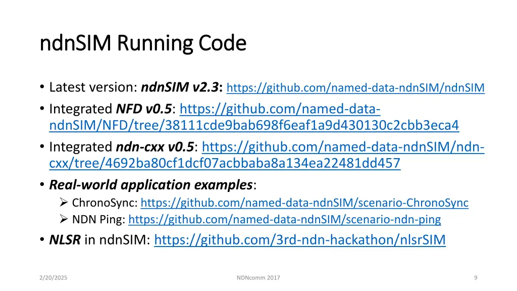 ndnsim ndnsim running code running code