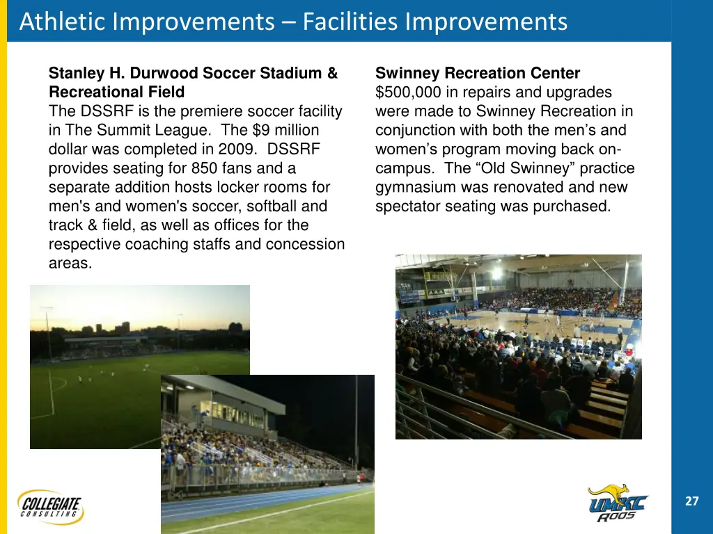 athletic improvements facilities improvements 1