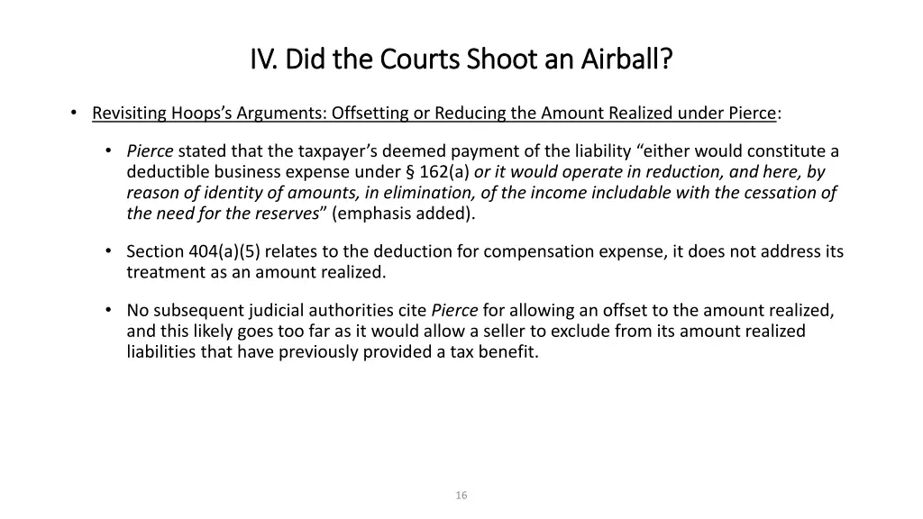 iv did the courts shoot an airball