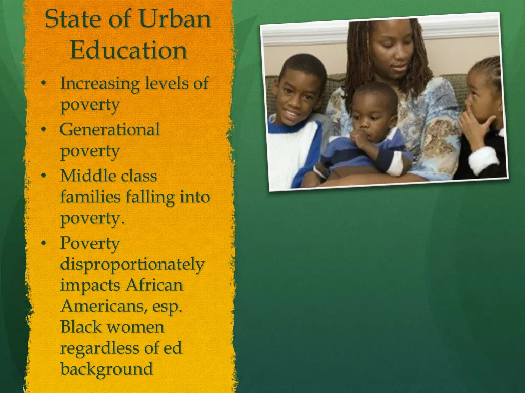 state of urban education increasing levels