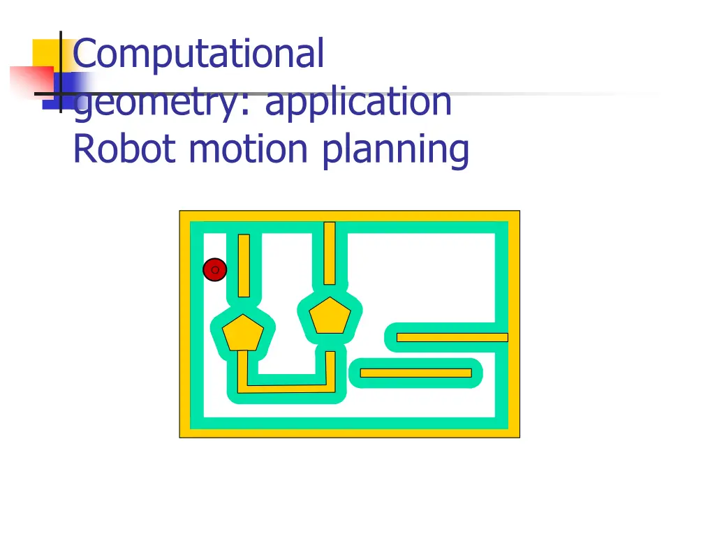 computational geometry application robot motion