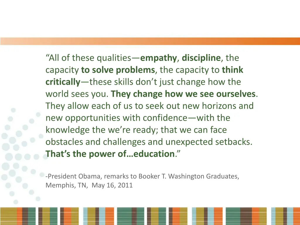 all of these qualities empathy discipline