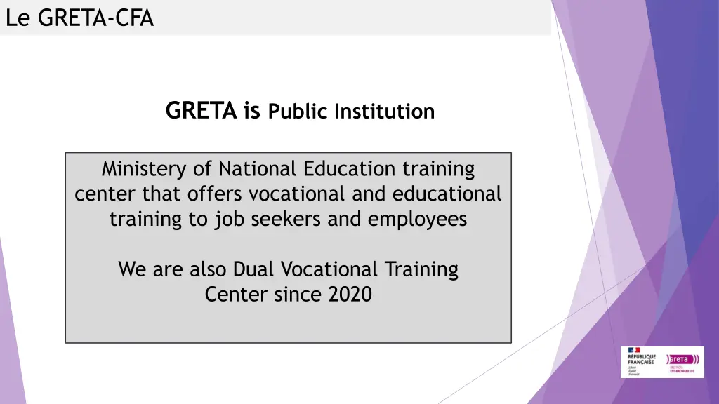 le greta cfa